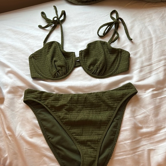 Abercrombie & Fitch Other - Abercrombie & Fitch Olive Green Bikini